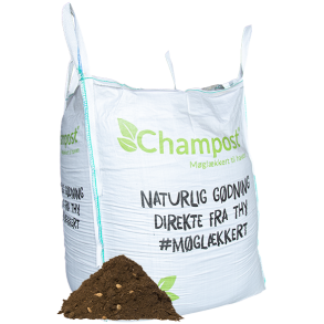 Rosenjord i Bigbags.